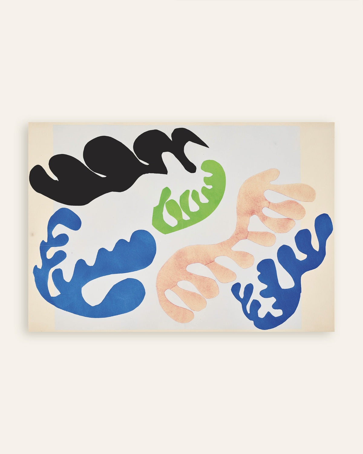 Póster de La laguna en azul y coral (Jazz, 1947), de Henri Matisse, miniatura