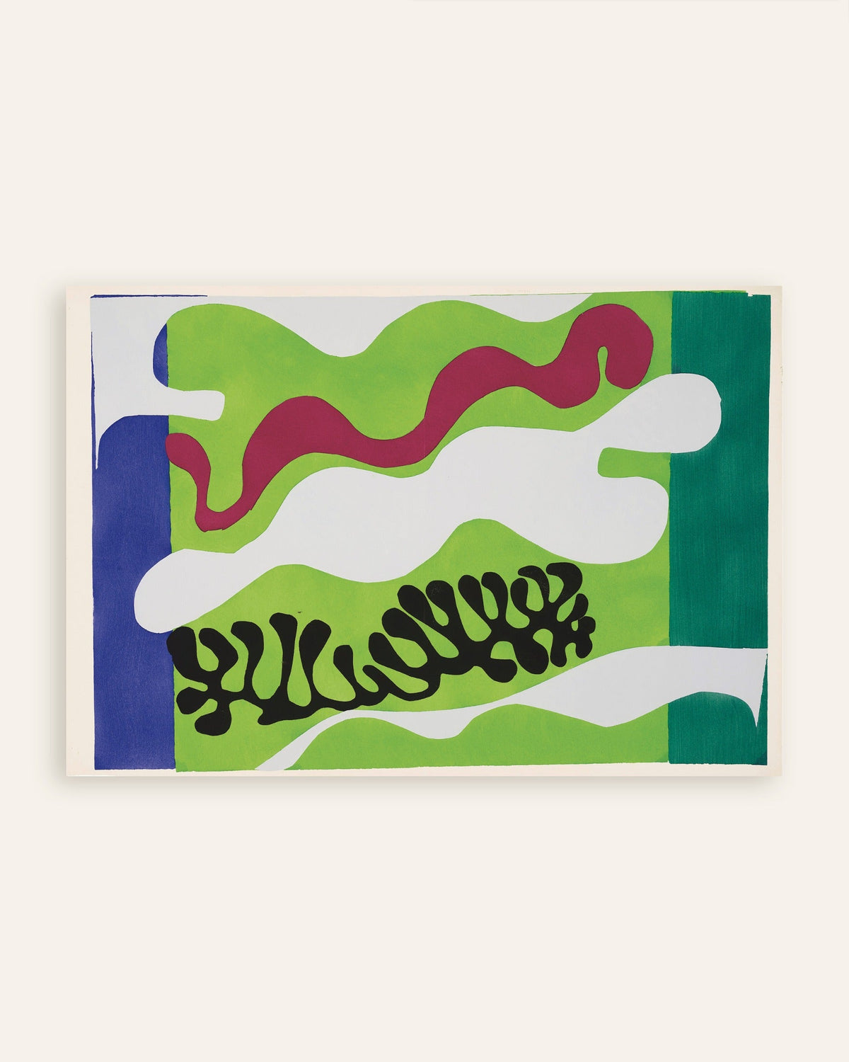 Póster La laguna en verde (Jazz, 1947), de Henri Matisse, en miniatura