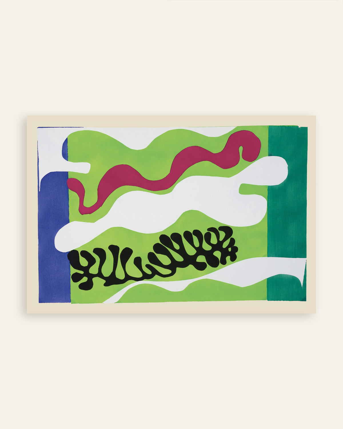 Póster La laguna en verde (Jazz, 1947), de Henri Matisse, en miniatura