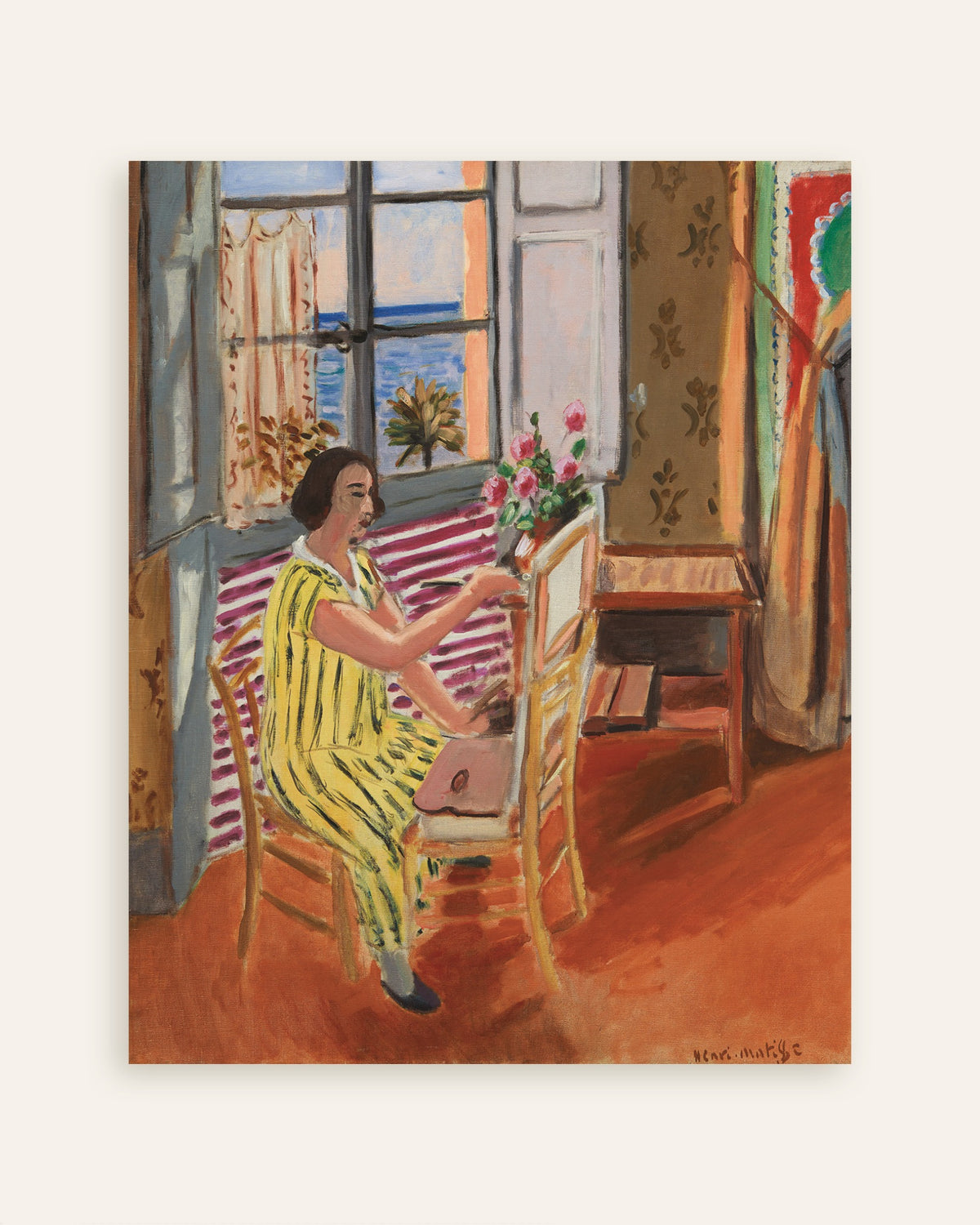 Póster de La sesión matinal (1924), de Henri Matisse, en miniatura
