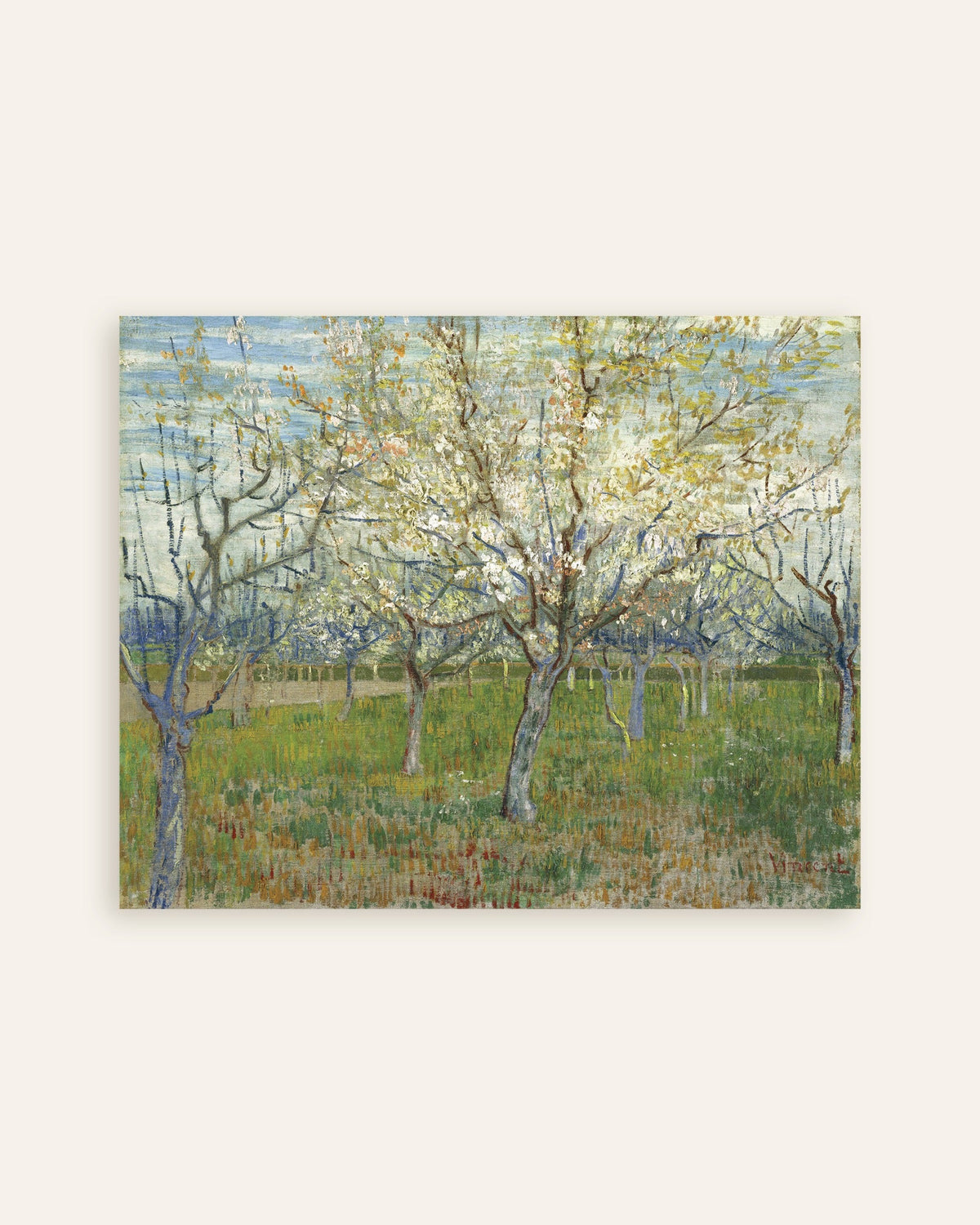 Miniatura del póster El huerto rosa (1888), de Vincent van Gogh