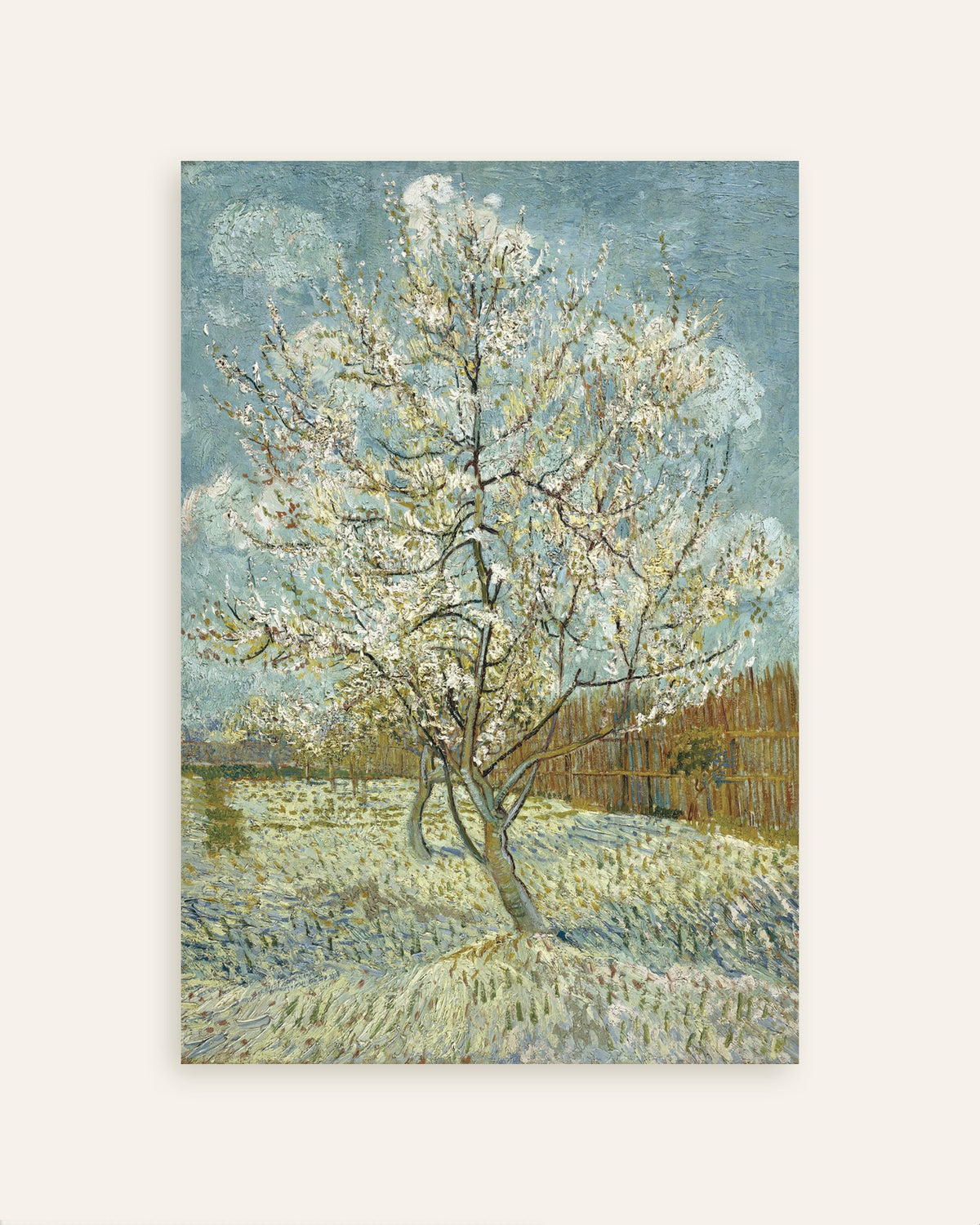 Póster de El melocotonero rosa (1888), de Vincent van Gogh, en miniatura