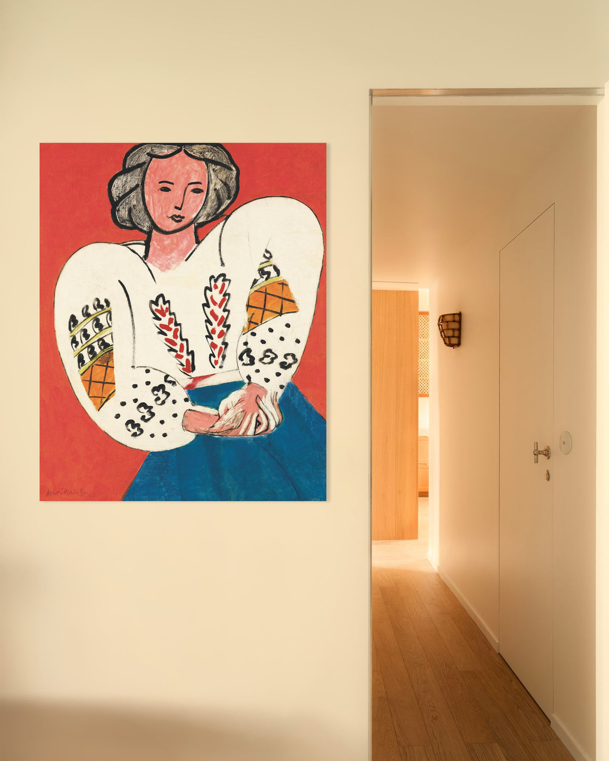 Póster de La blusa rumana (1940), de Henri Matisse