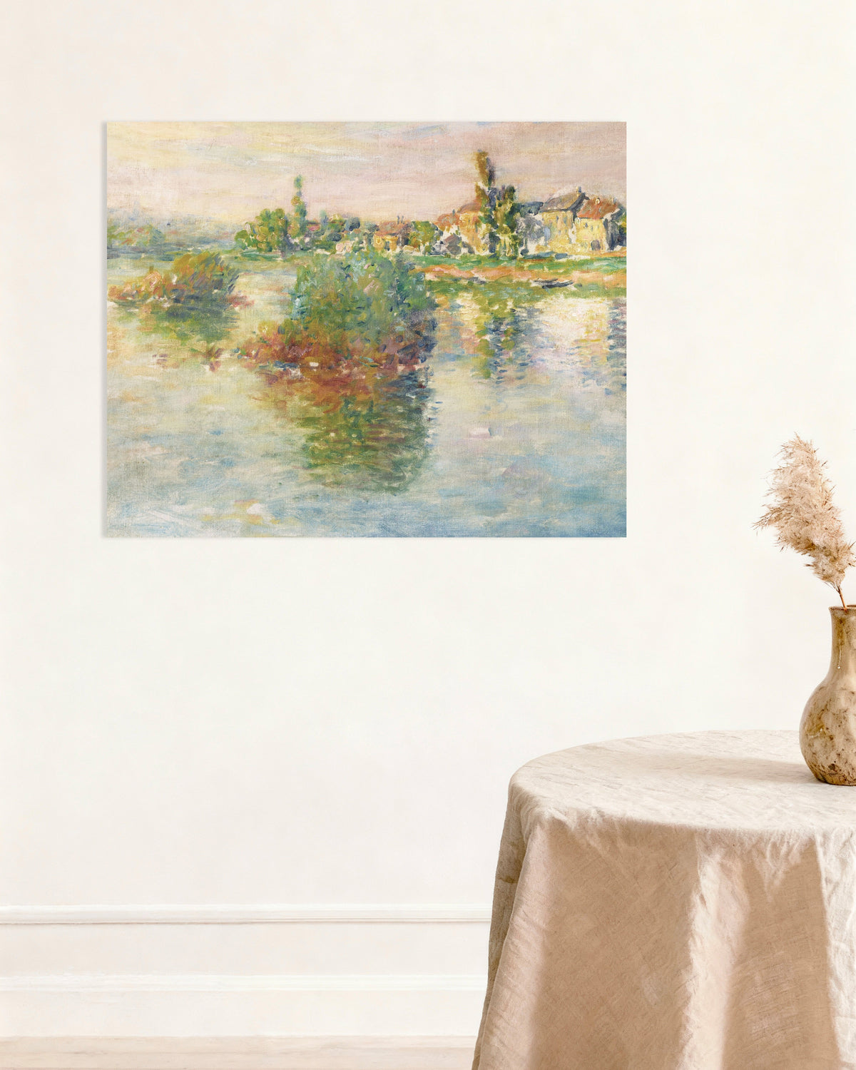 Póster El Sena en Lavacourt (1879), de Claude Monet