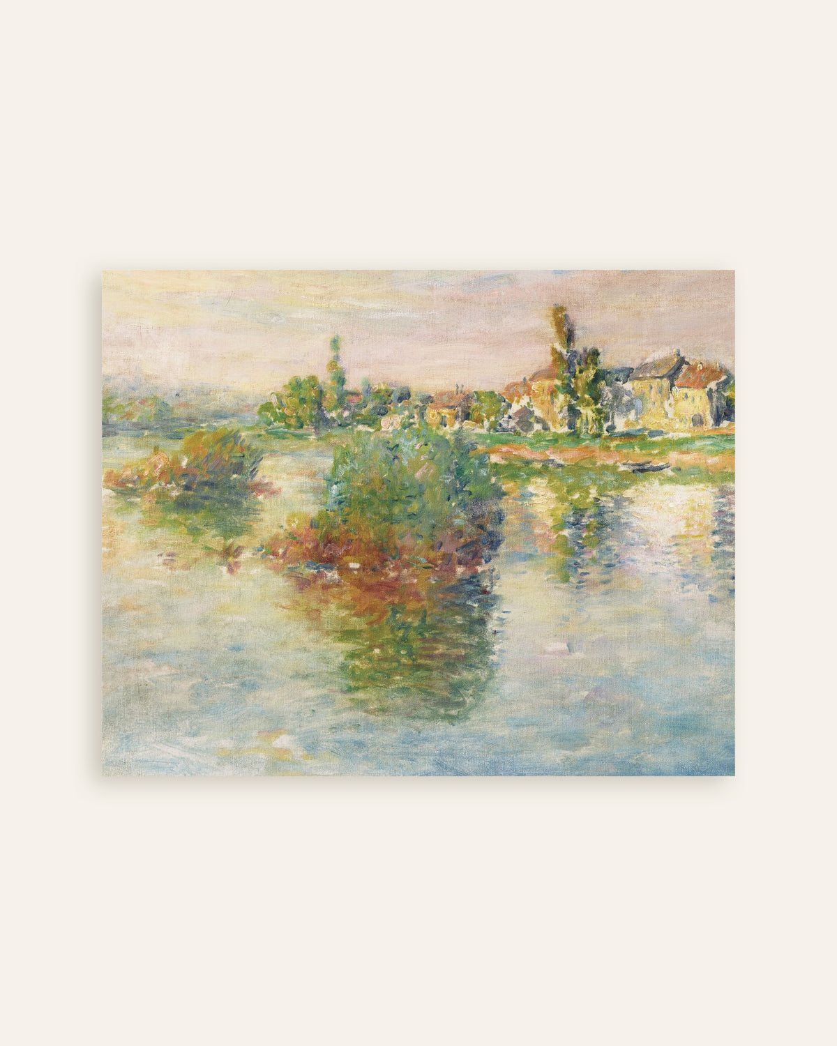 Póster El Sena en Lavacourt (1879), de Claude Monet, miniatura