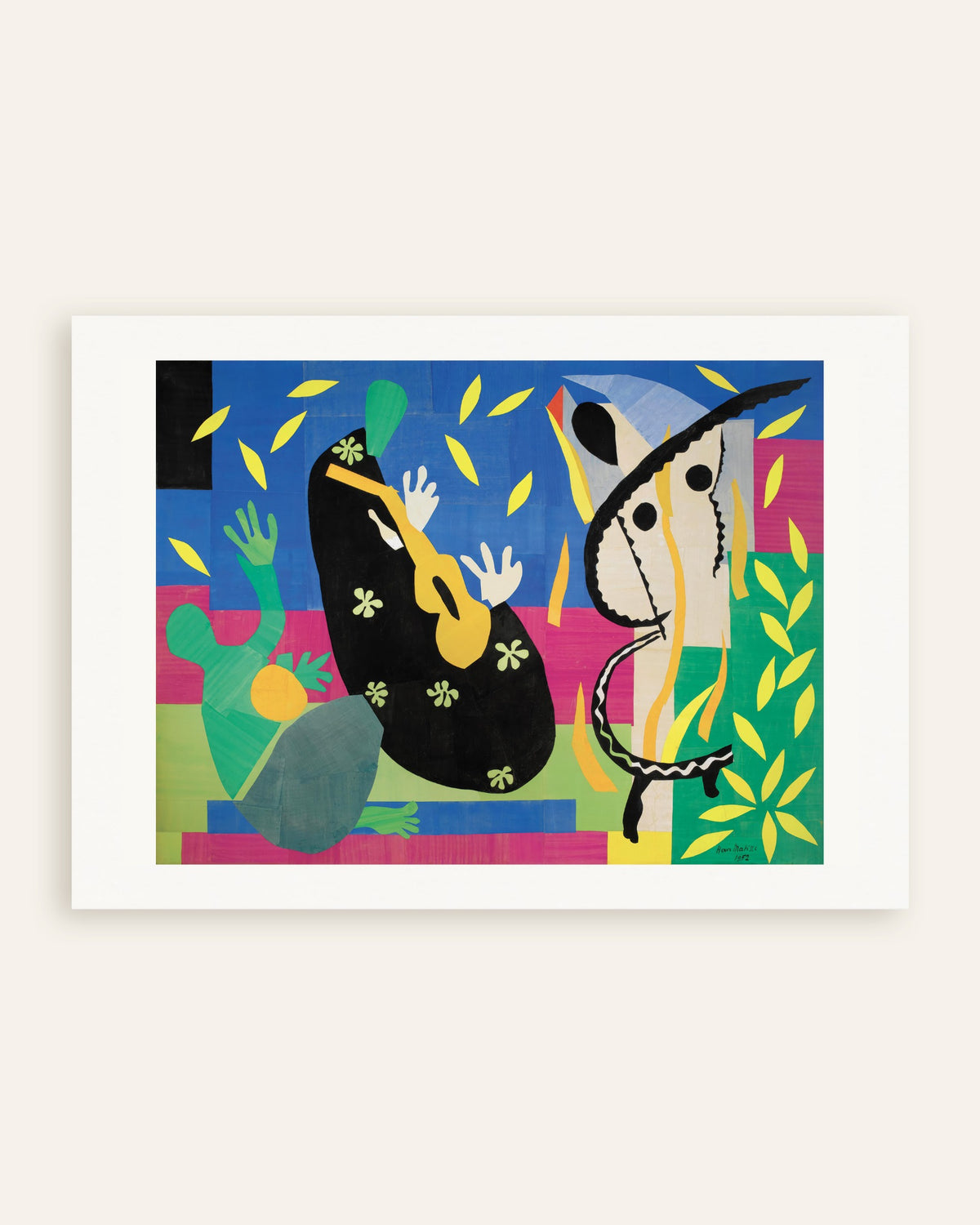 Póster de La tristeza del rey, de Henri Matisse, en miniatura