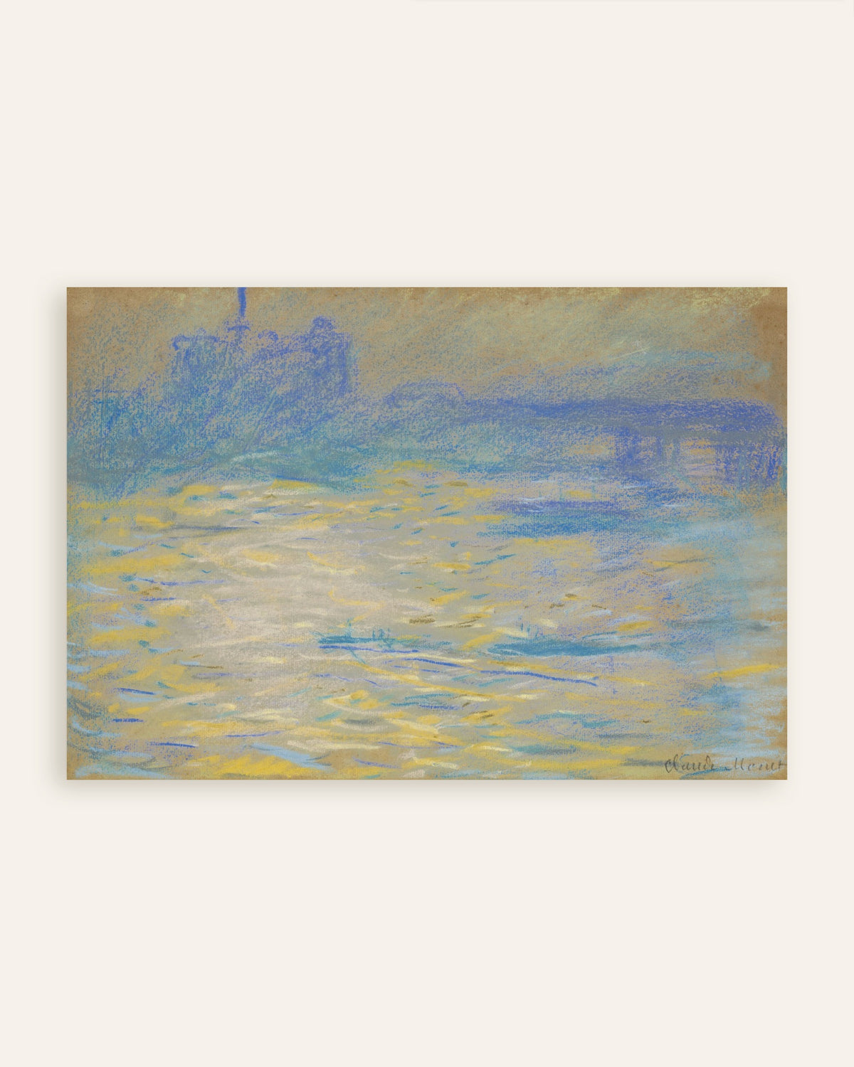 Póster El Támesis (1901), de Claude Monet, miniatura