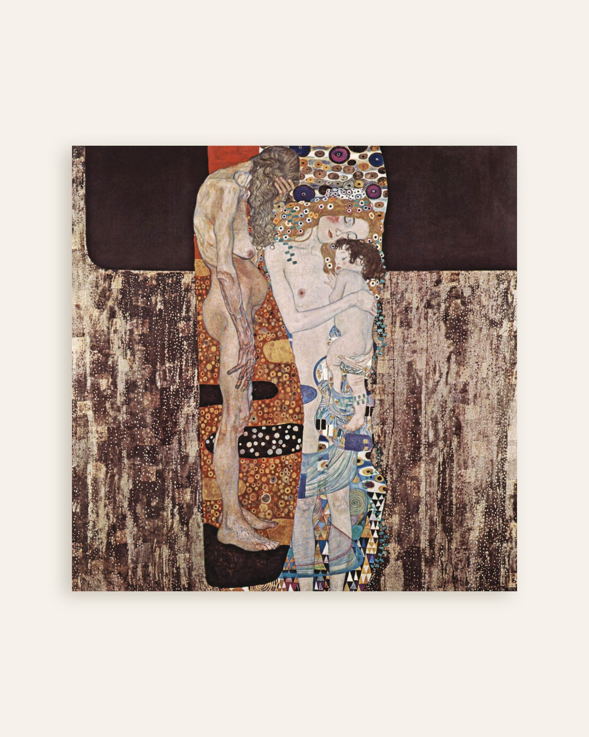 Póster Las tres edades de la mujer (1905), de Gustav Klimt, miniatura