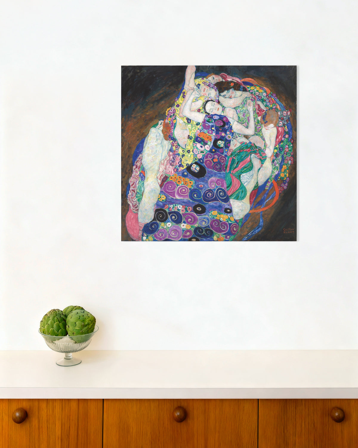 Póster La virgen (1913), de Gustav Klimt