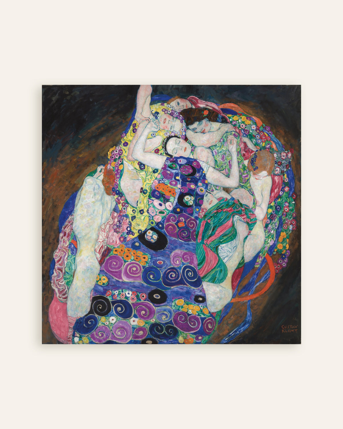 Póster La virgen (1913), de Gustav Klimt, miniatura