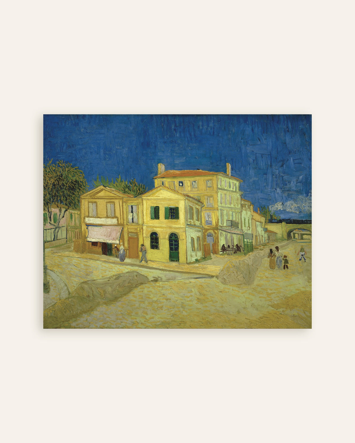 Póster de La casa amarilla, La calle (1888), de Vincent van Gogh, miniatura