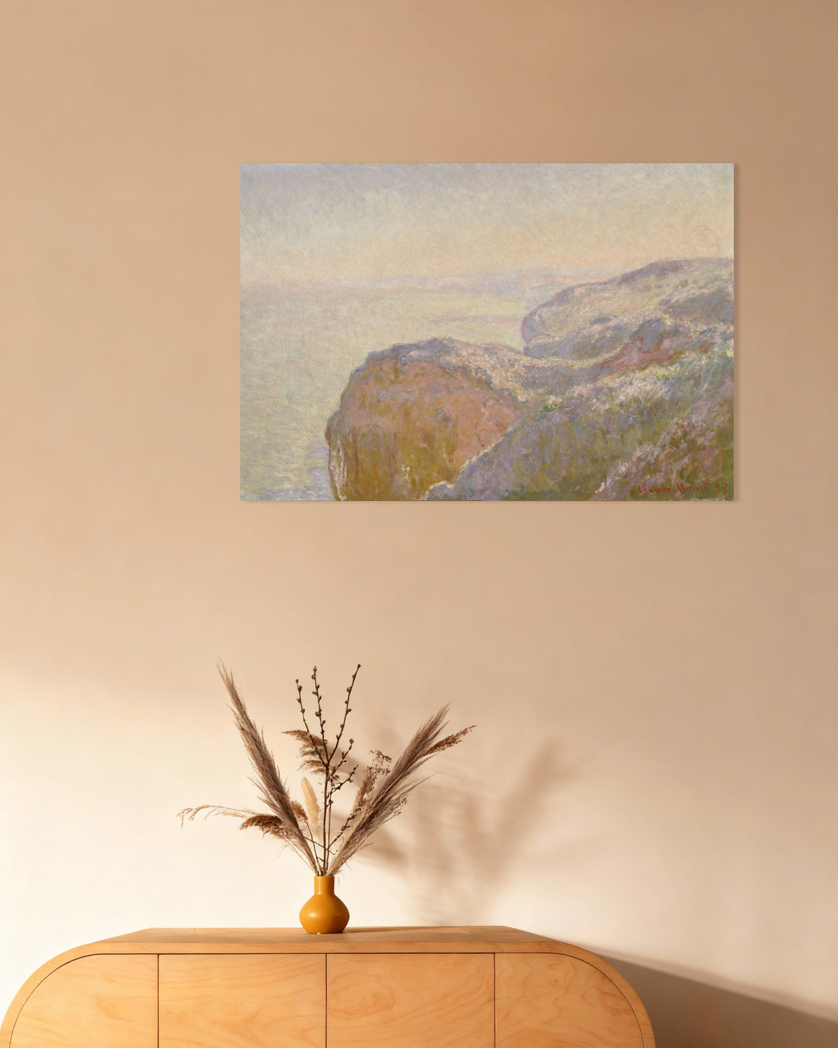 Póster Val-Saint-Nicolas, cerca de Dieppe, mañana (1897), de Claude Monet