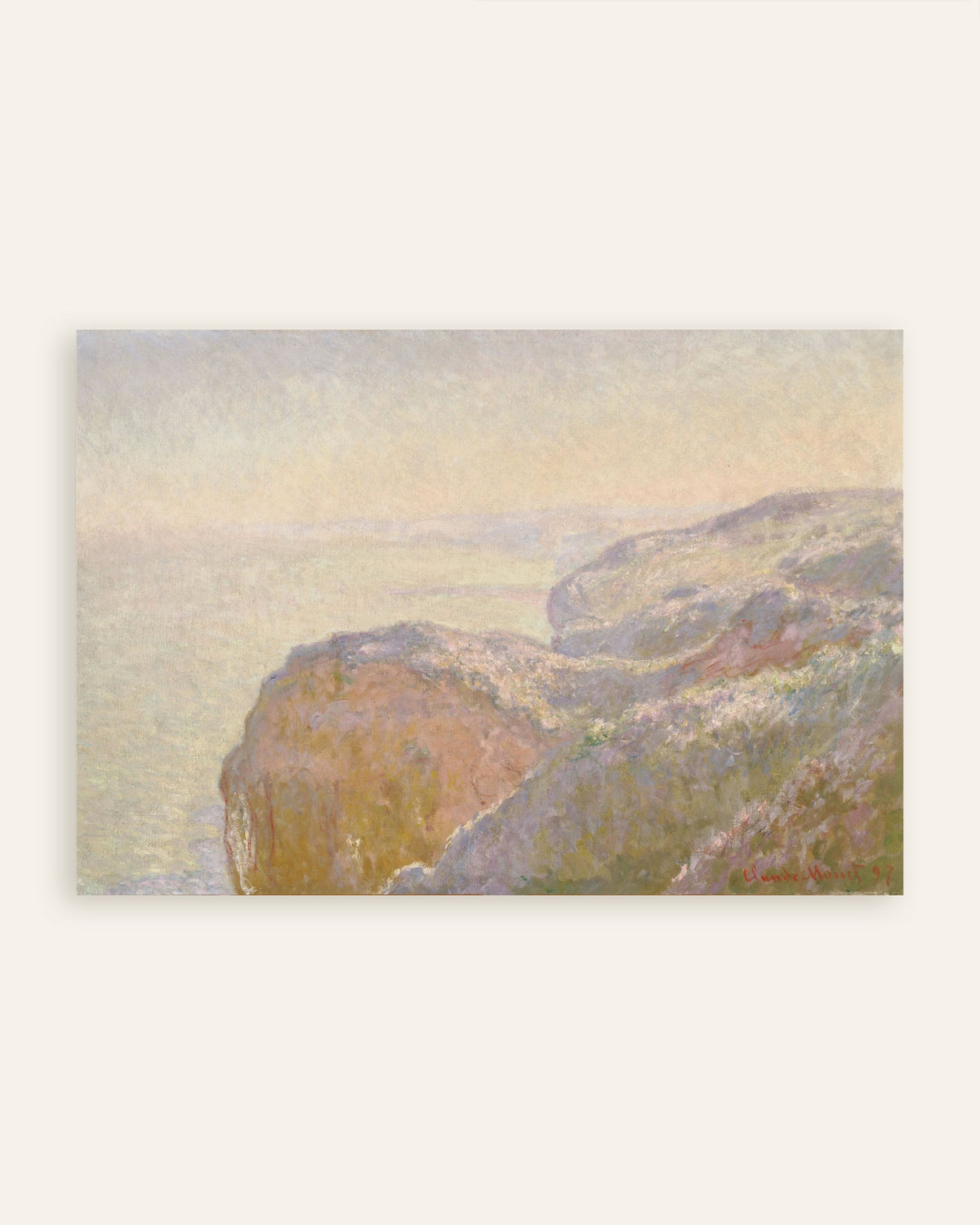 Póster Val-Saint-Nicolas, cerca de Dieppe, mañana (1897), de Claude Monet, miniatura