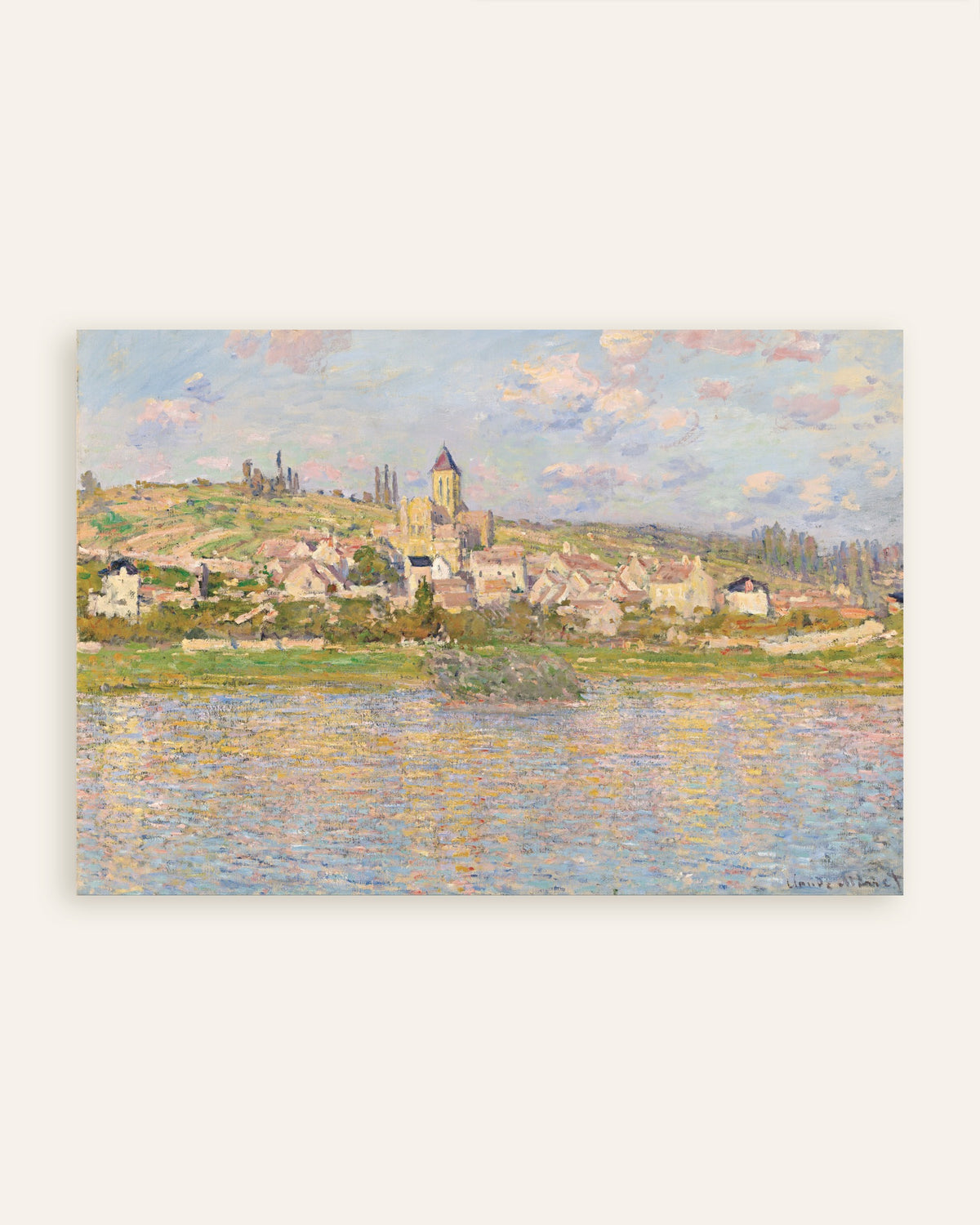 Póster Vétheuil, de Claude Monet, miniatura