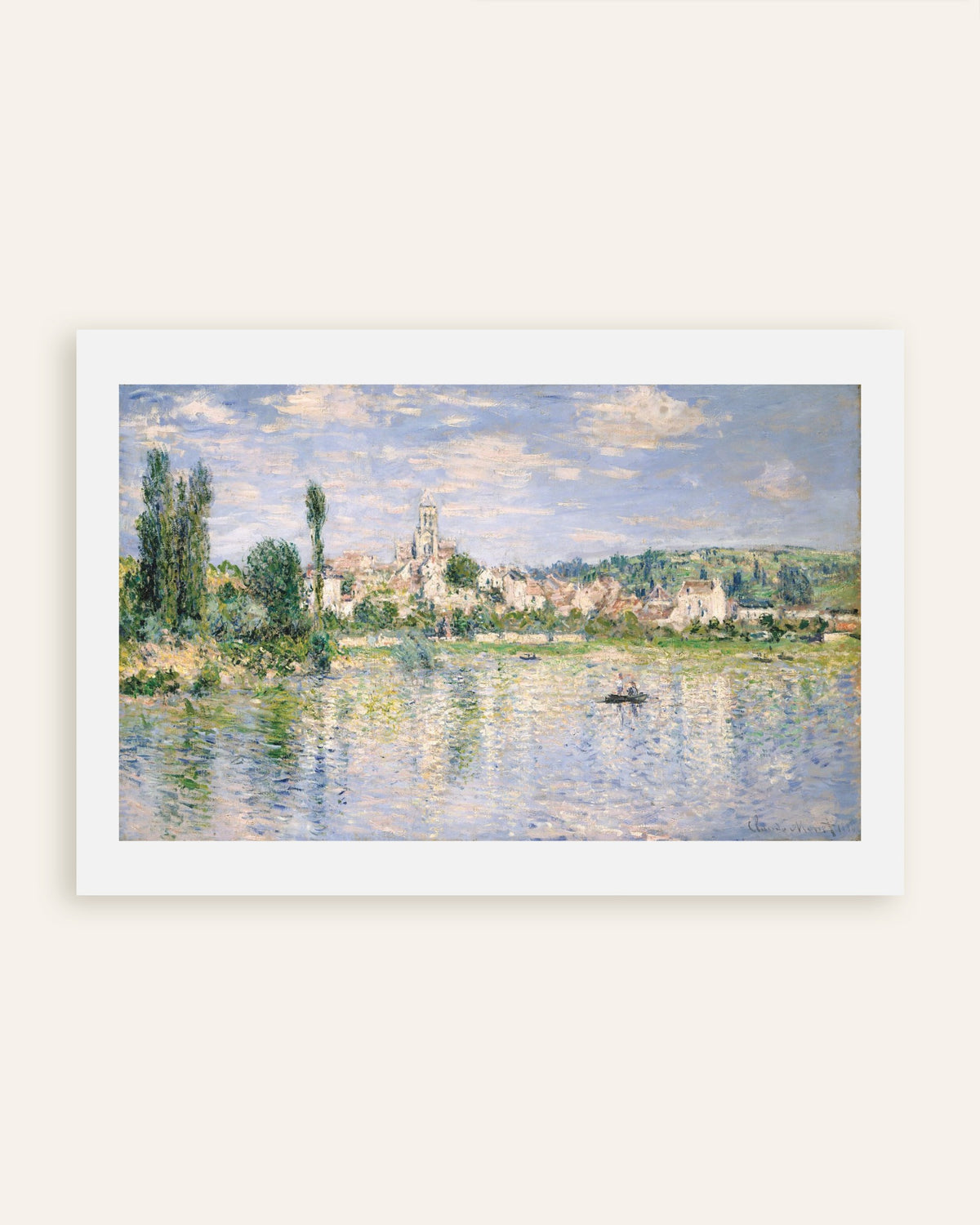 Póster Vétheuil en verano (1880), de Claude Monet, miniatura