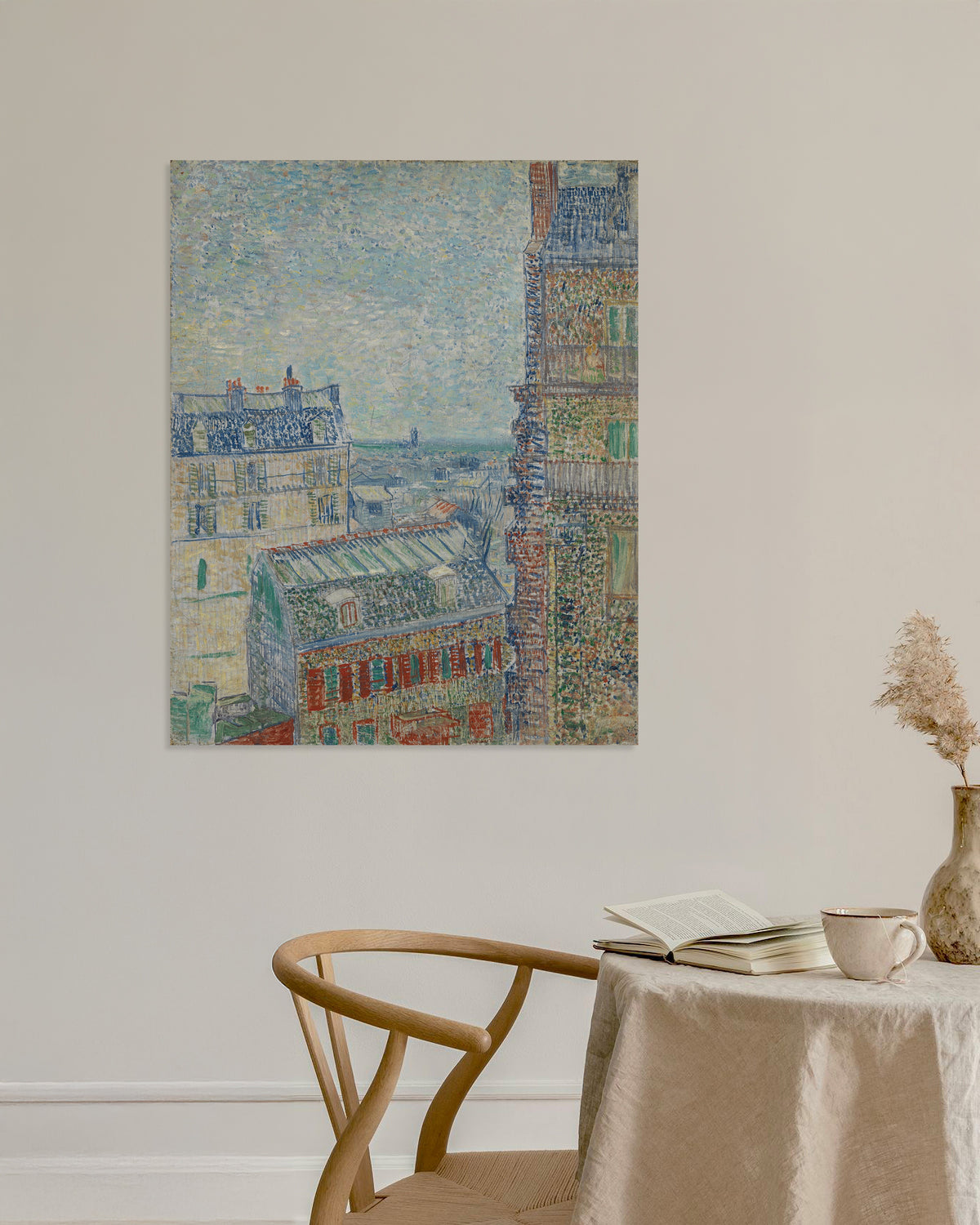 Póster de Vista desde el apartamento de Theo (1887), de Vincent van Gogh