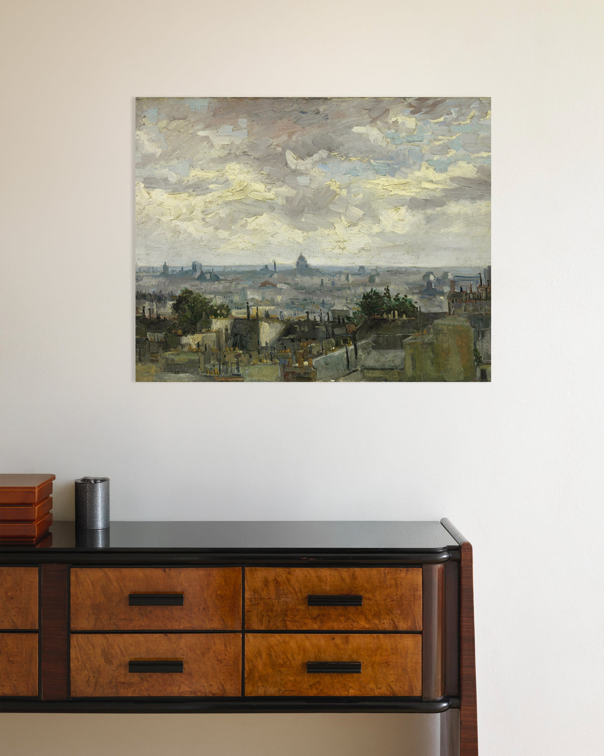 Póster de Vista de París (1886), de Vincent van Gogh