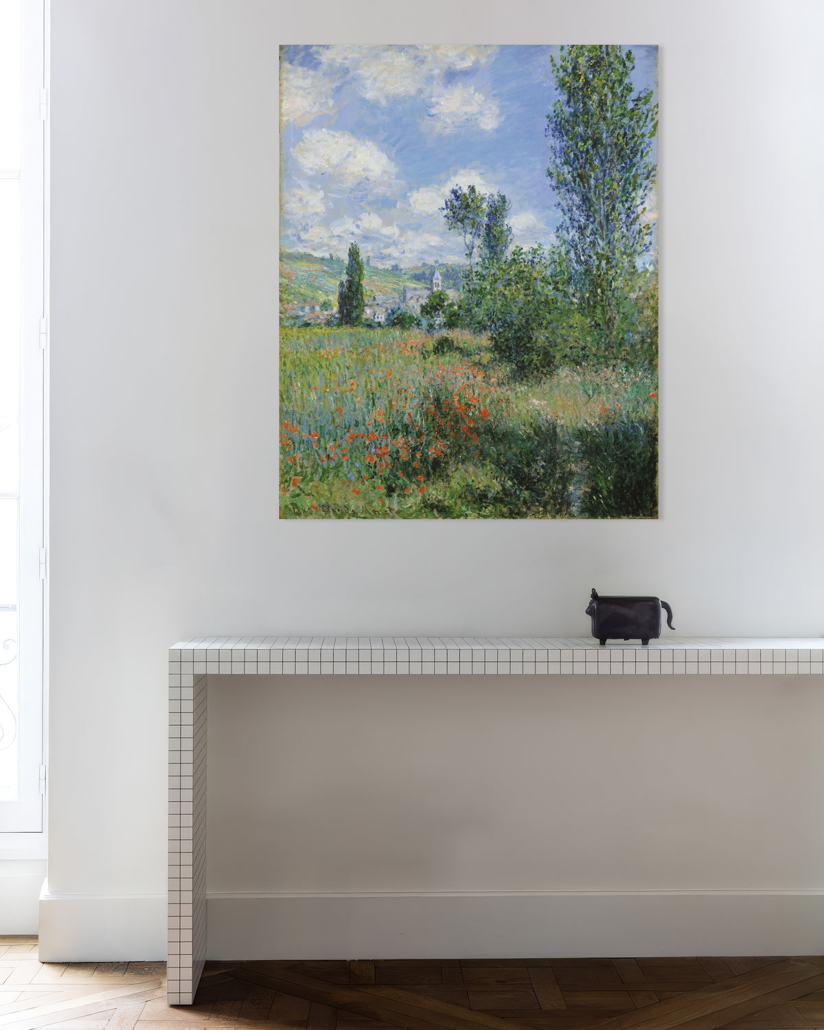 Póster Vista de Vétheuil (1880), de Claude Monet