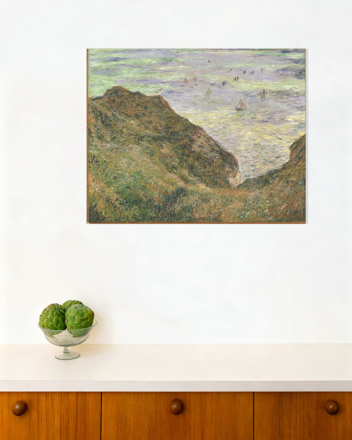 Póster Vista al mar (1882), de Claude Monet