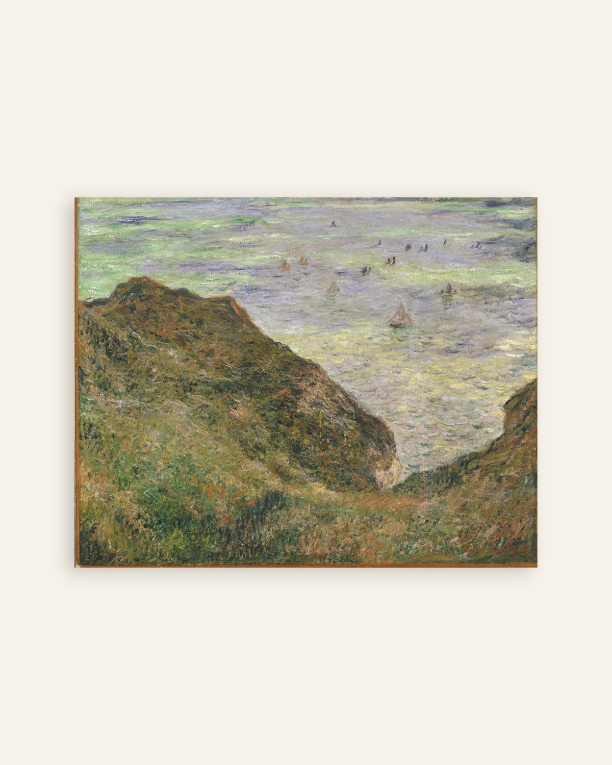 Póster Vista al mar (1882), de Claude Monet, miniatura