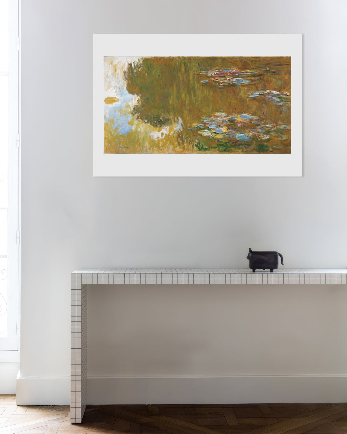 Póster Estanque de nenúfares con reflejos de sauce (hacia 1917–1919), de Claude Monet