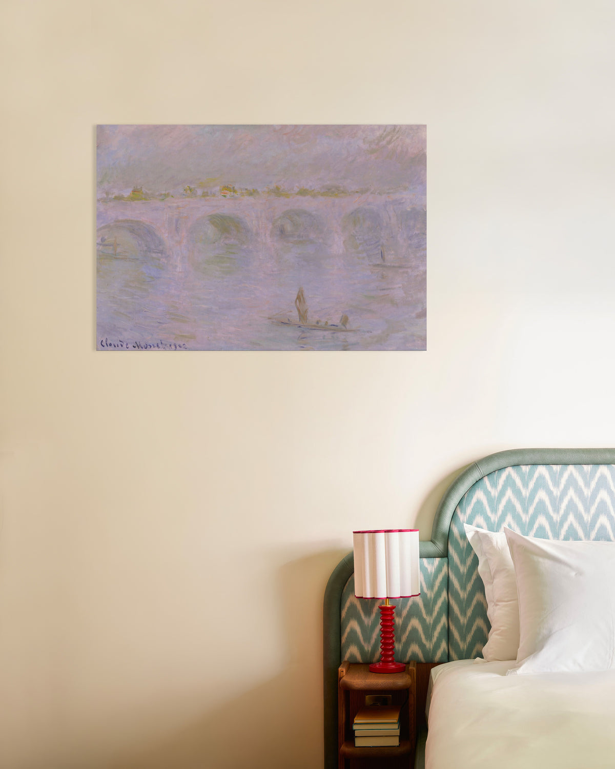 Póster El puente de Waterloo, Londres (1902), de Claude Monet