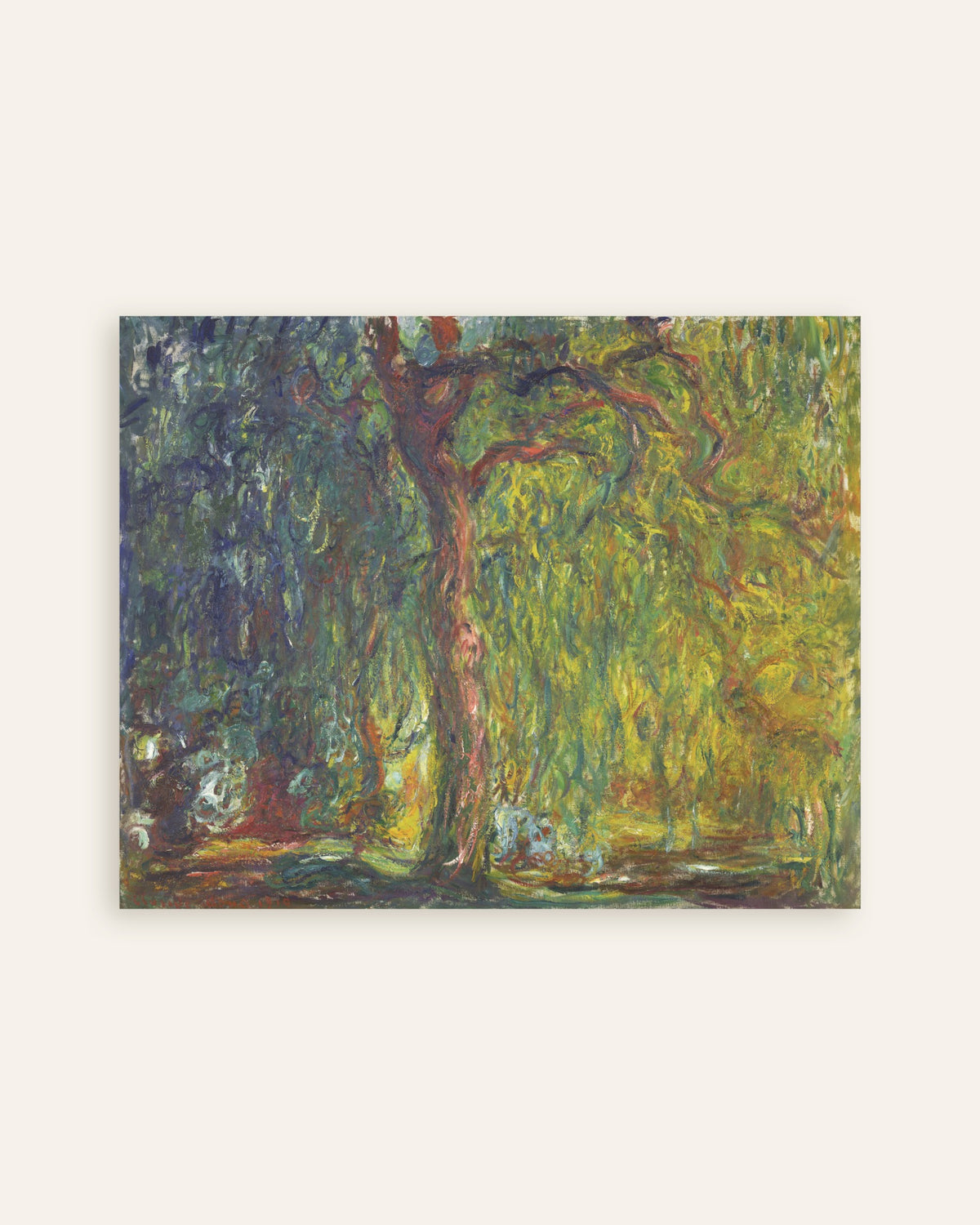 Póster Sauce llorón (1918–1919), de Claude Monet, miniatura