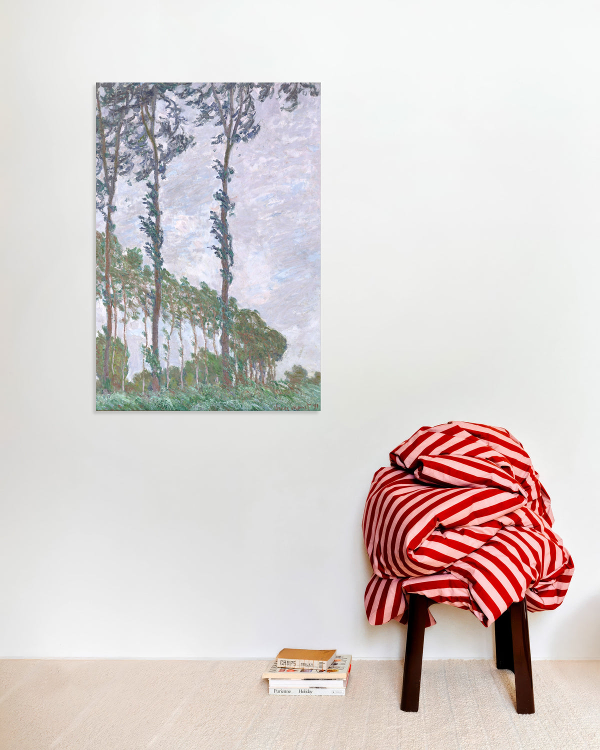 Póster Los álamos, efecto de viento (1891), de Claude Monet