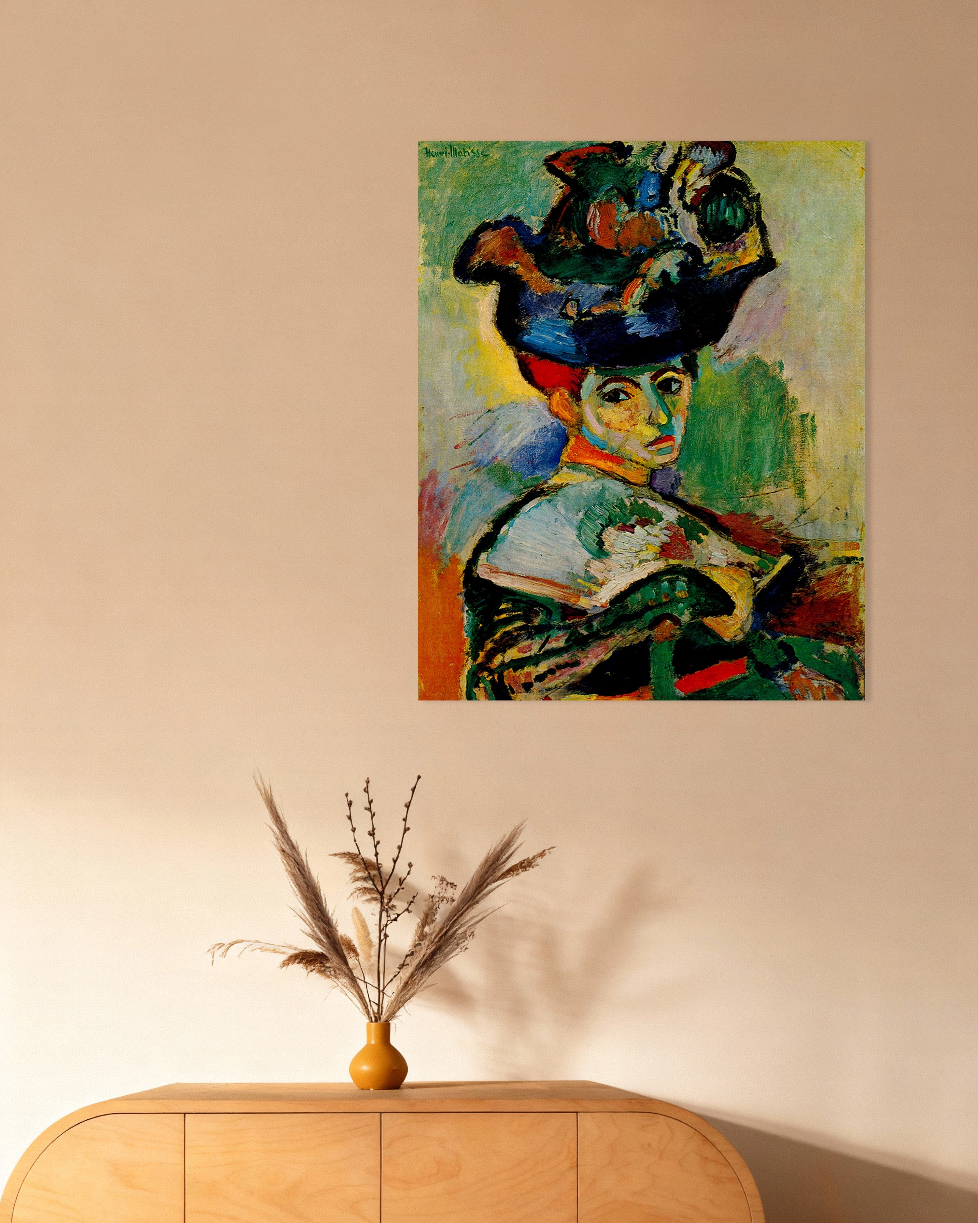 Poster of Woman with the hat (1905) by Henri Matisse