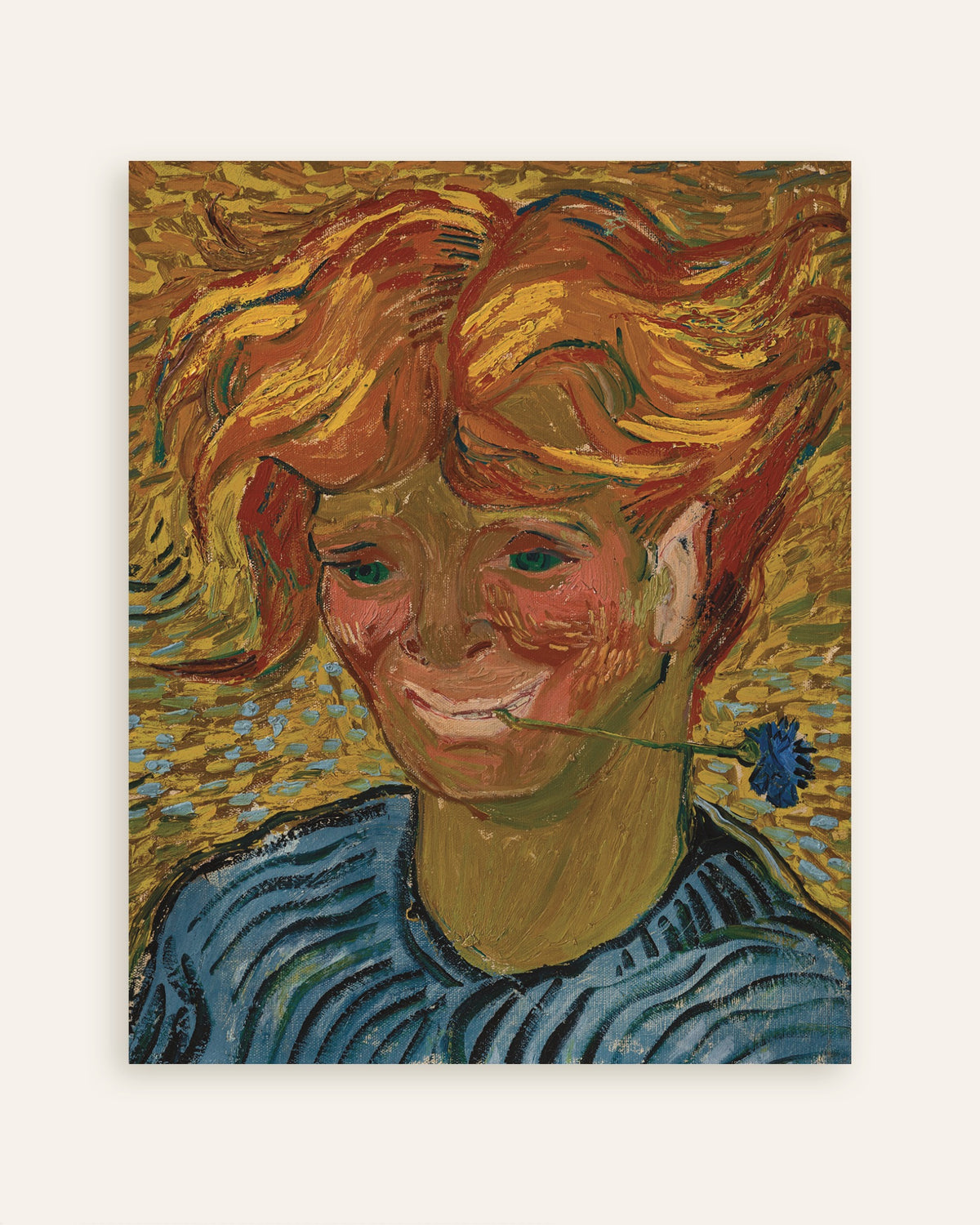 Póster de Joven con aciano (1890), de Vincent van Gogh, miniatura