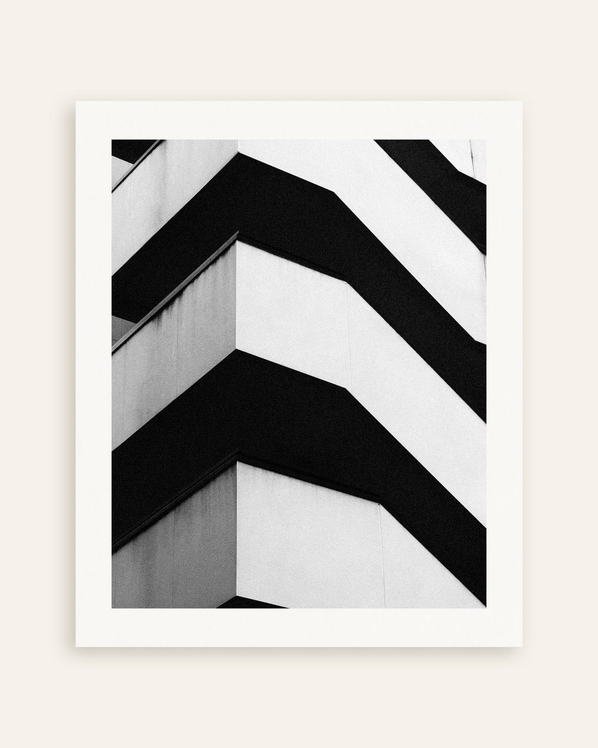 Póster «Balcones de hormigón en zigzag», miniatura